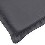 Sun Lounger Cushion Anthracite 78.7"x23.6"x1.2" Oxford Fabric