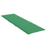 Sun Lounger Cushion Green 78.7"x23.6"x1.2" Oxford Fabric