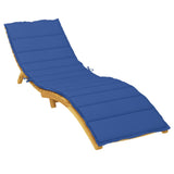 Sun Lounger Cushion Royal Blue 78.7"x23.6"x1.2" Oxford Fabric