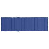 Sun Lounger Cushion Royal Blue 78.7"x27.6"x1.2" Fabric