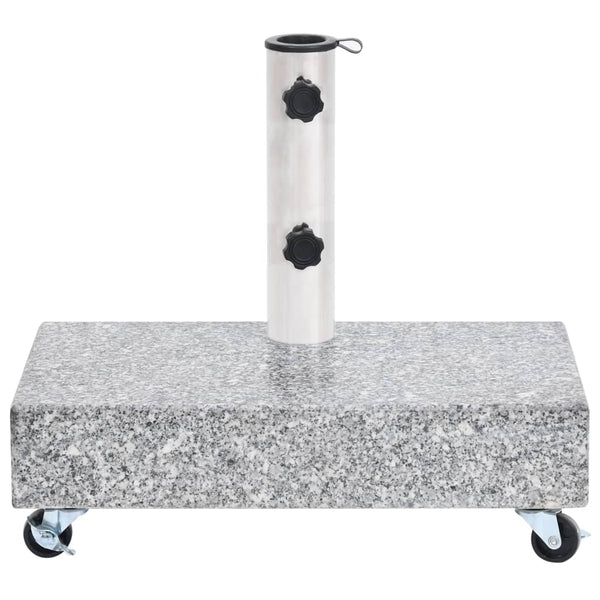 Umbrella Base Light Gray 17.7"x9.8"x3.3" Granite