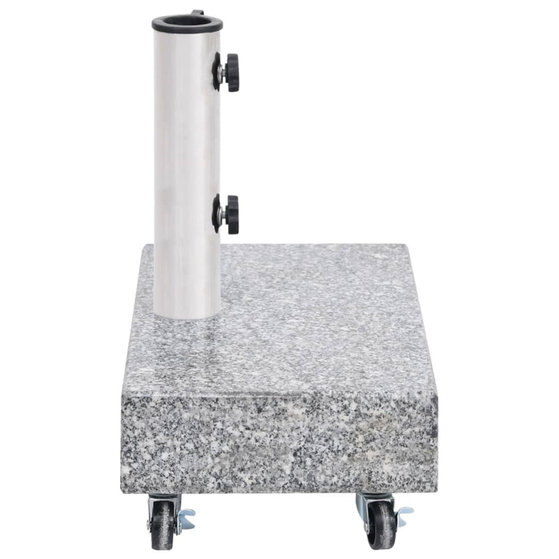 Umbrella Base Light Gray 17.7"x9.8"x3.3" Granite