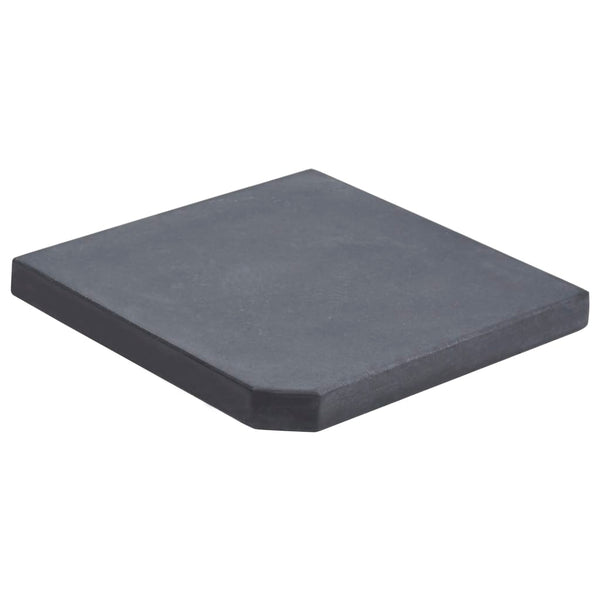 Umbrella Weight Plate Black Granite Square 55.1 lb