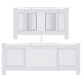 MDF Radiator Cover White 80.7"