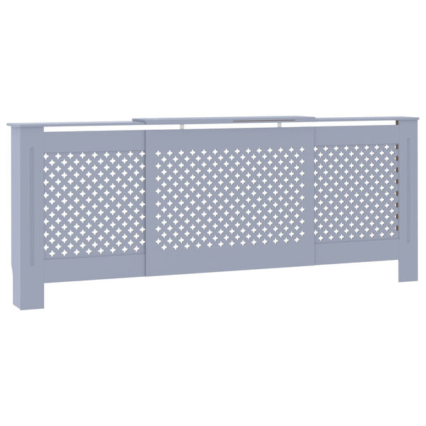 MDF Radiator Cover Gray 80.7"