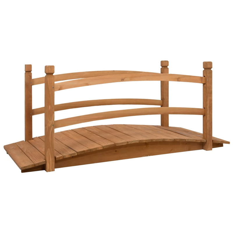 Garden Bridge 55.1"x23.6"x23.6" Solid Firwood