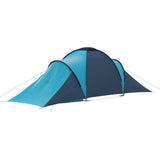 Camping Tent 6 Persons Blue and Light Blue