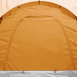 Camping Tent 6 Persons Gray and Orange