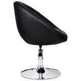 Bar Stool Black Faux Leather