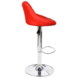 Bar Stools 2 pcs Red Faux Leather