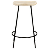 Bar Stools 2 pcs Solid Mango Wood