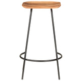 Bar Stools 4 pcs Solid Acacia Wood