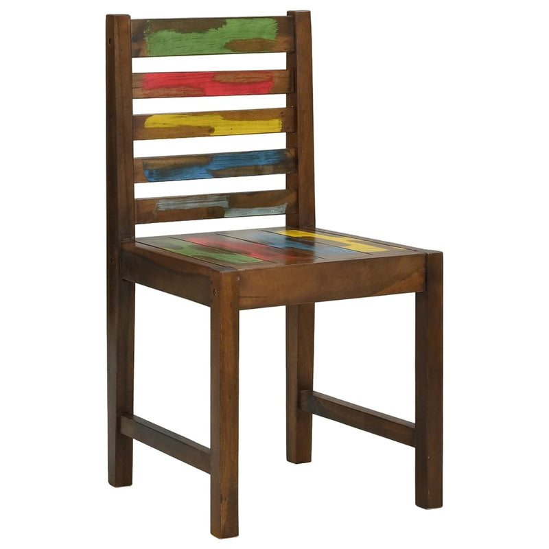 Dining Chairs 2 pcs Solid Reclaimed Wood