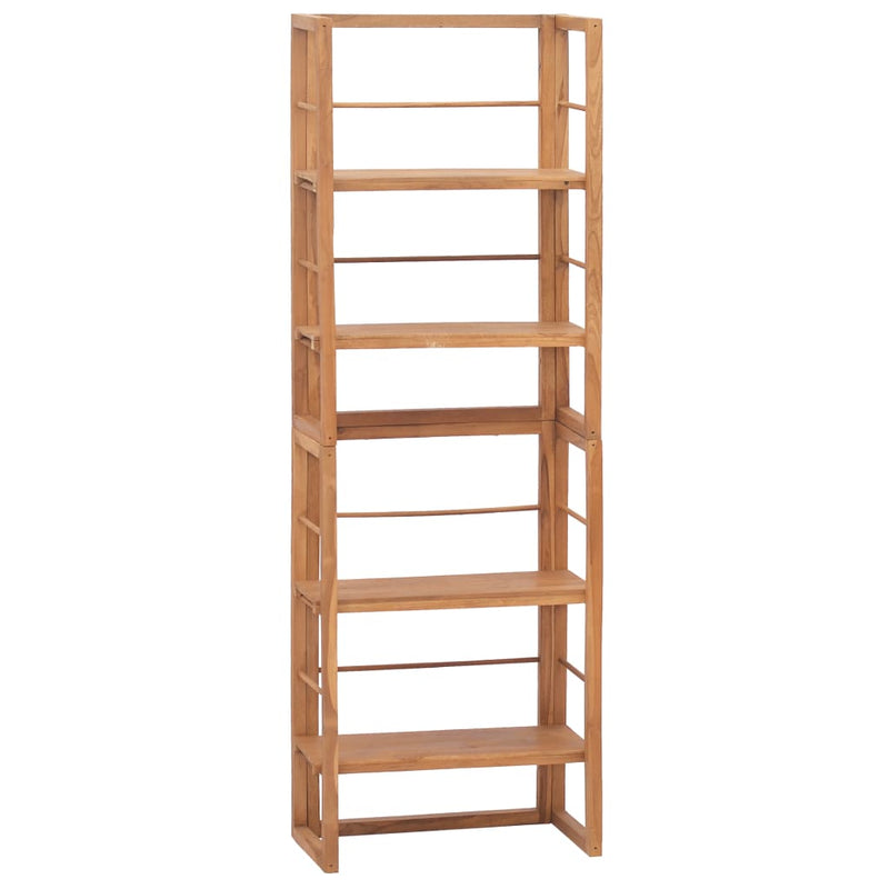 Shelving Unit 23.6"x11.8"x70.9" Solid Teak Wood