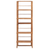 Shelving Unit 23.6"x11.8"x70.9" Solid Teak Wood