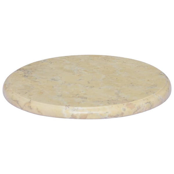 Table Top Cream Ø15.7"x1" Marble