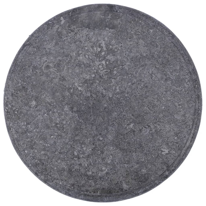 Table Top Gray Ø15.7"x1" Marble