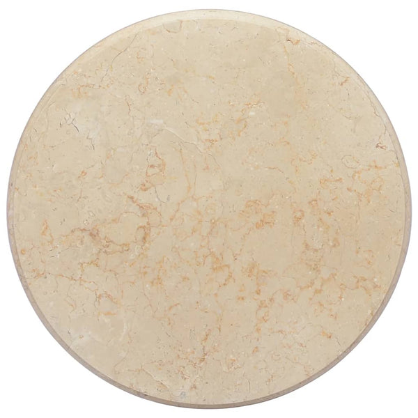 Table Top Cream Ø19.7"x1" Marble