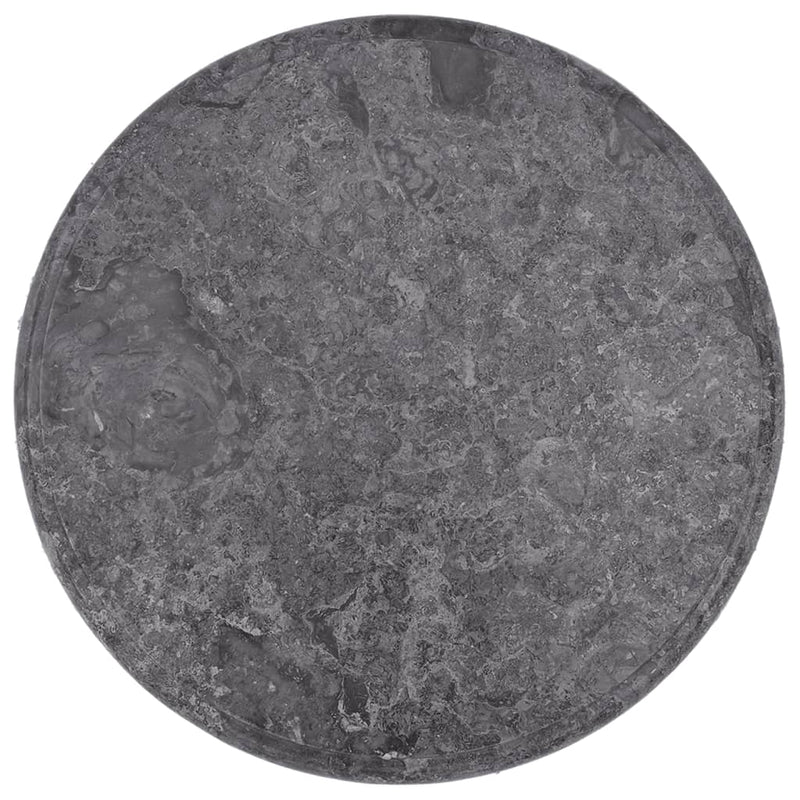 Table Top Gray Ø19.7"x1" Marble