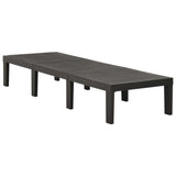 Sun Lounger Plastic Anthracite