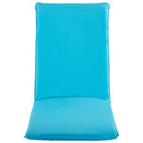 Foldable Sunlounger Oxford Fabric Blue