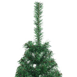 Artificial Half Christmas Tree with Stand Green 4 ft PVC