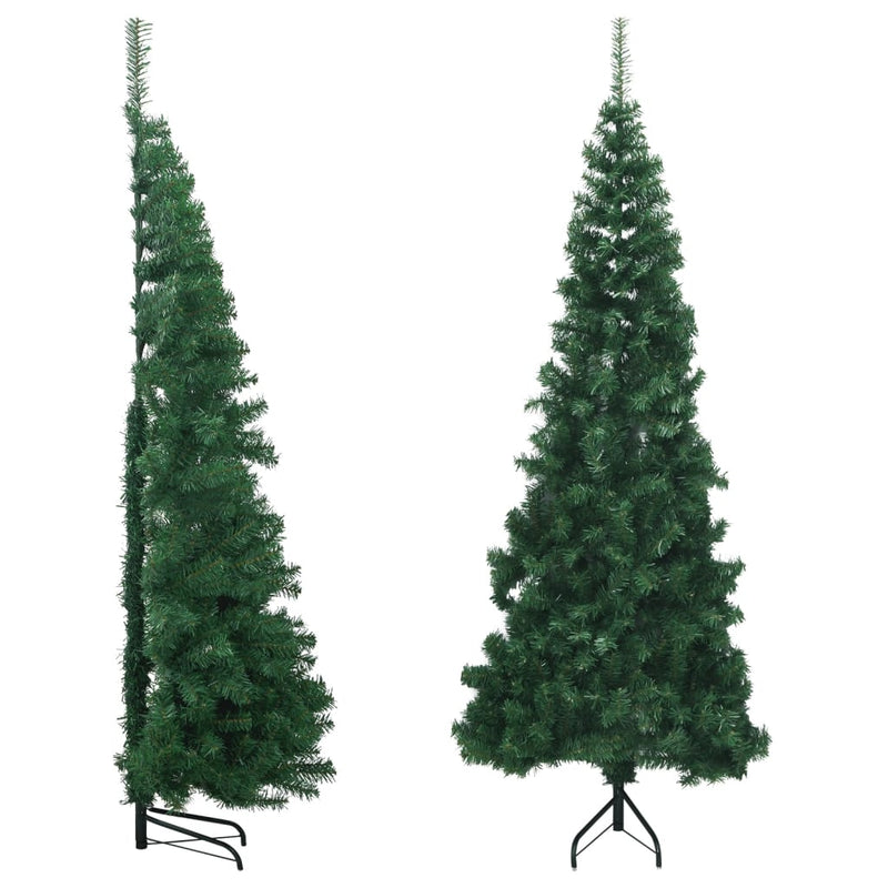 Corner Artificial Christmas Tree Green 6 ft PVC