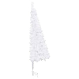 Corner Artificial Christmas Tree White 6 ft PVC