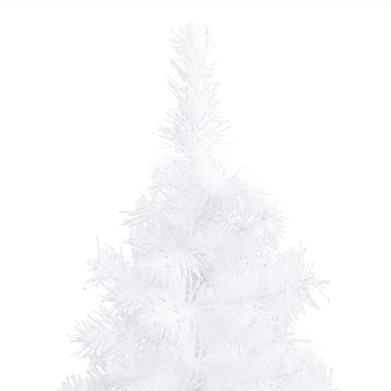 Corner Artificial Christmas Tree White 6 ft PVC