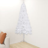 Corner Artificial Christmas Tree White 6 ft PVC