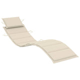 Sun Loungers 2 pcs with Cushions Solid Acacia Wood