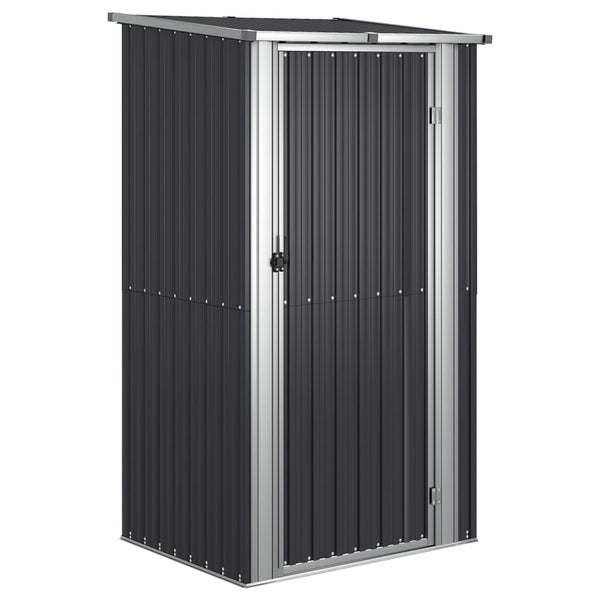 Garden Shed Anthracite 46.7"x38.2"x82.5" Galvanized Steel