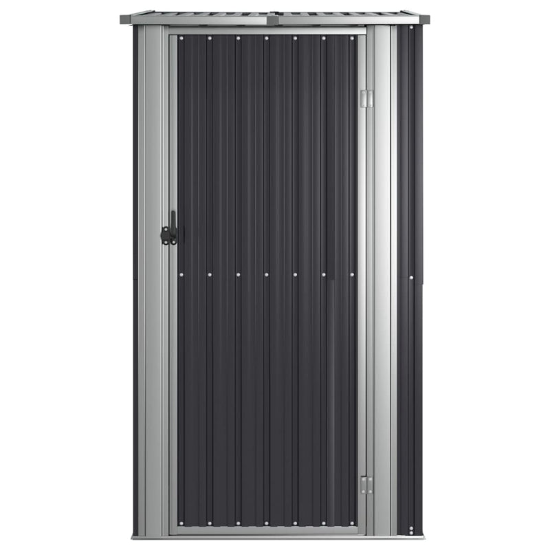 Garden Shed Anthracite 46.7"x38.2"x82.5" Galvanized Steel