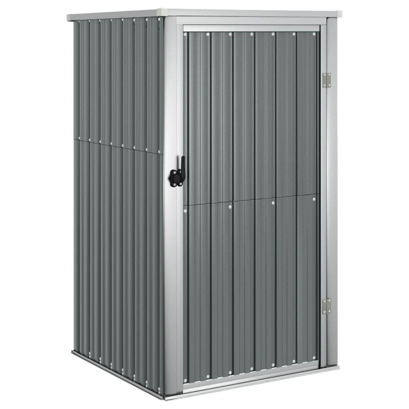 Garden Tool Shed Gray 34.6"x35"x63.4" Galvanized Steel