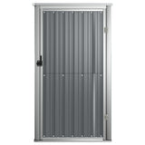 Garden Tool Shed Gray 34.6"x35"x63.4" Galvanized Steel