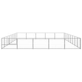 Dog Kennel Silver 430.6 ft² Steel