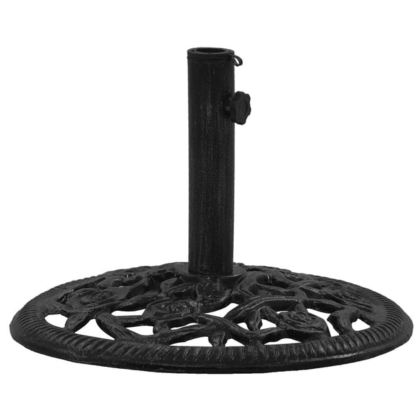 Umbrella Base Black 18.9"x18.9"x13" Cast Iron