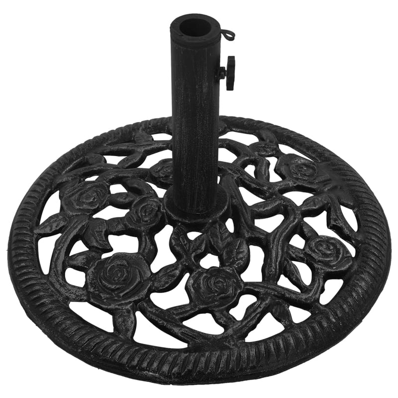 Umbrella Base Black 18.9"x18.9"x13" Cast Iron