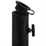 Umbrella Base Black 18.9"x18.9"x13" Cast Iron