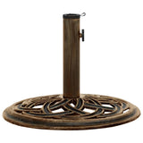 Umbrella Base Bronze 17.3"x17.3"x12.2" Cast Iron