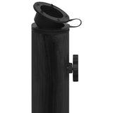 Umbrella Base Black 17.3"x17.3"x12.2" Cast Iron