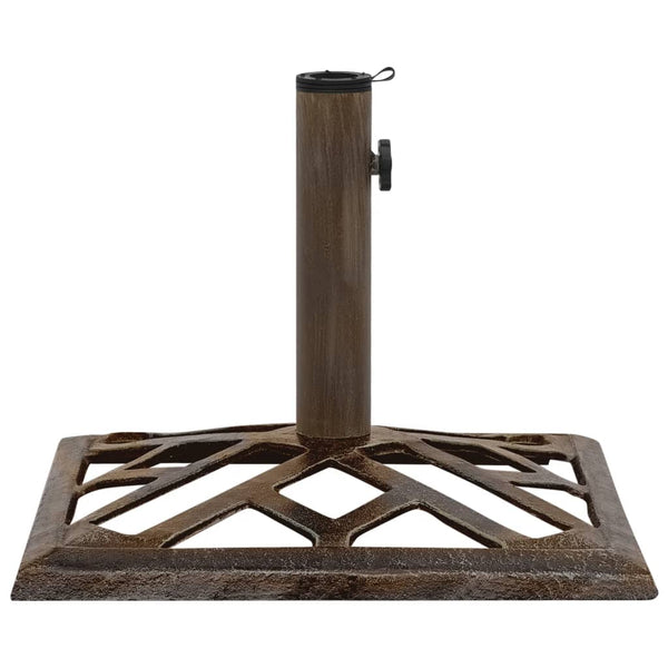 Umbrella Base Bronze 17.3"x17.3"x12.2" Cast Iron