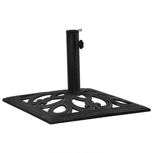 Umbrella Base Black 18.5"x18.5"x13" Cast Iron