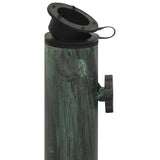 Umbrella Base Green 15.7"x15.7"x12.6" Cast Iron