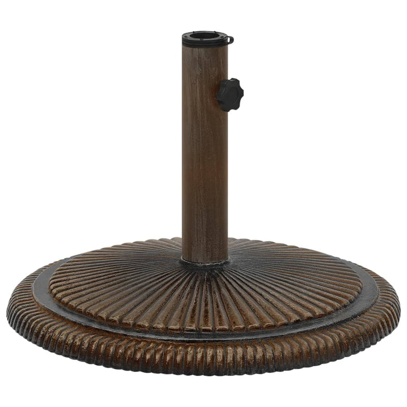 Umbrella Base Bronze 17.7"x17.7"x11.8" Cast Iron