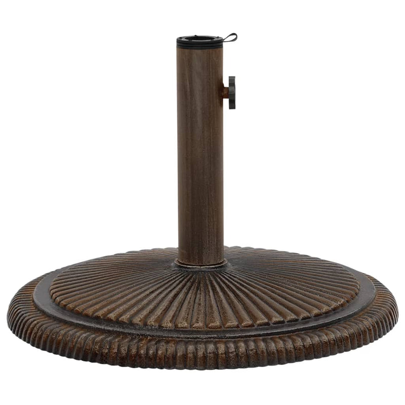 Umbrella Base Bronze 17.7"x17.7"x11.8" Cast Iron