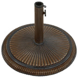 Umbrella Base Bronze 17.7"x17.7"x11.8" Cast Iron