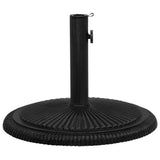 Umbrella Base Black 17.7"x17.7"x11.8" Cast Iron