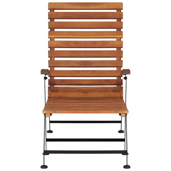 Patio Deck Chair Solid Wood Acacia