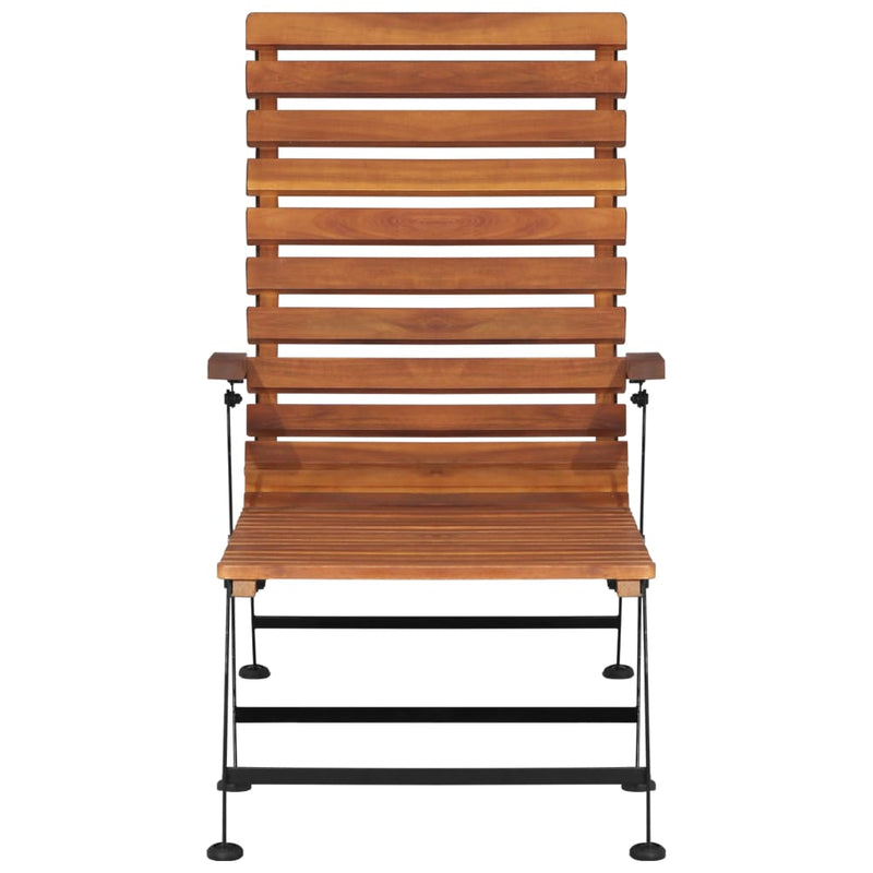 Patio Deck Chair Solid Wood Acacia